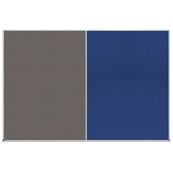 Enclosed Corkboard, 1 Door, 18"x24", 4" Fra, UV3407-BRONZE-PEARL
